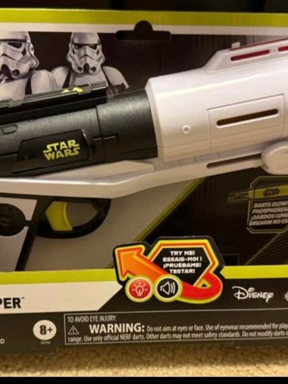 Star Wars Stormtrooper Blaster Toy - White/Black